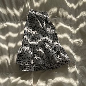 black and white skits with a bow